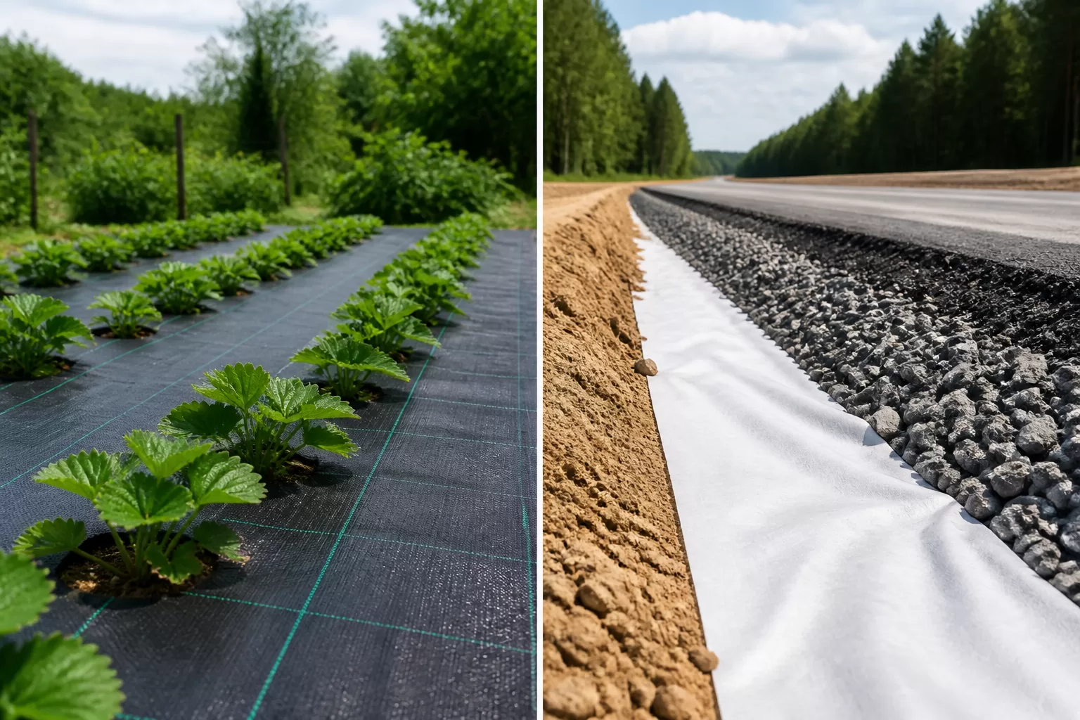 Kuo skiriasi agrotekstilė nuo geotekstilės