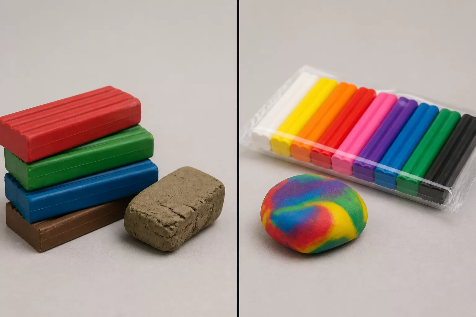 Kuo skiriasi modelinas nuo plastilino