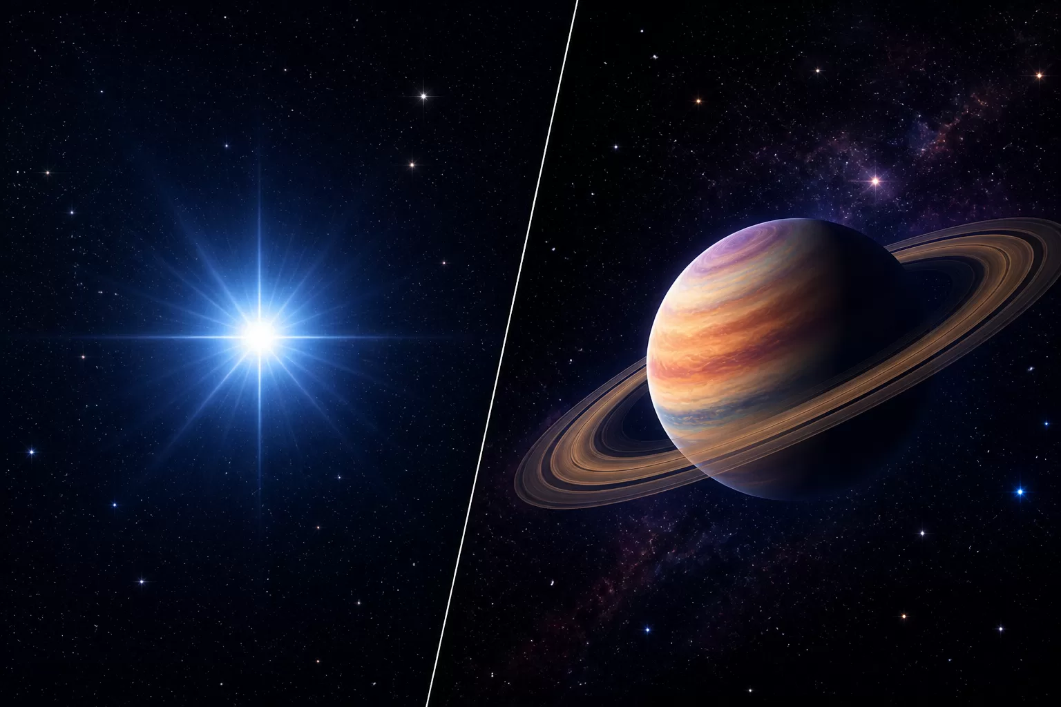 Kuo skiriasi žvaigždė nuo planetos