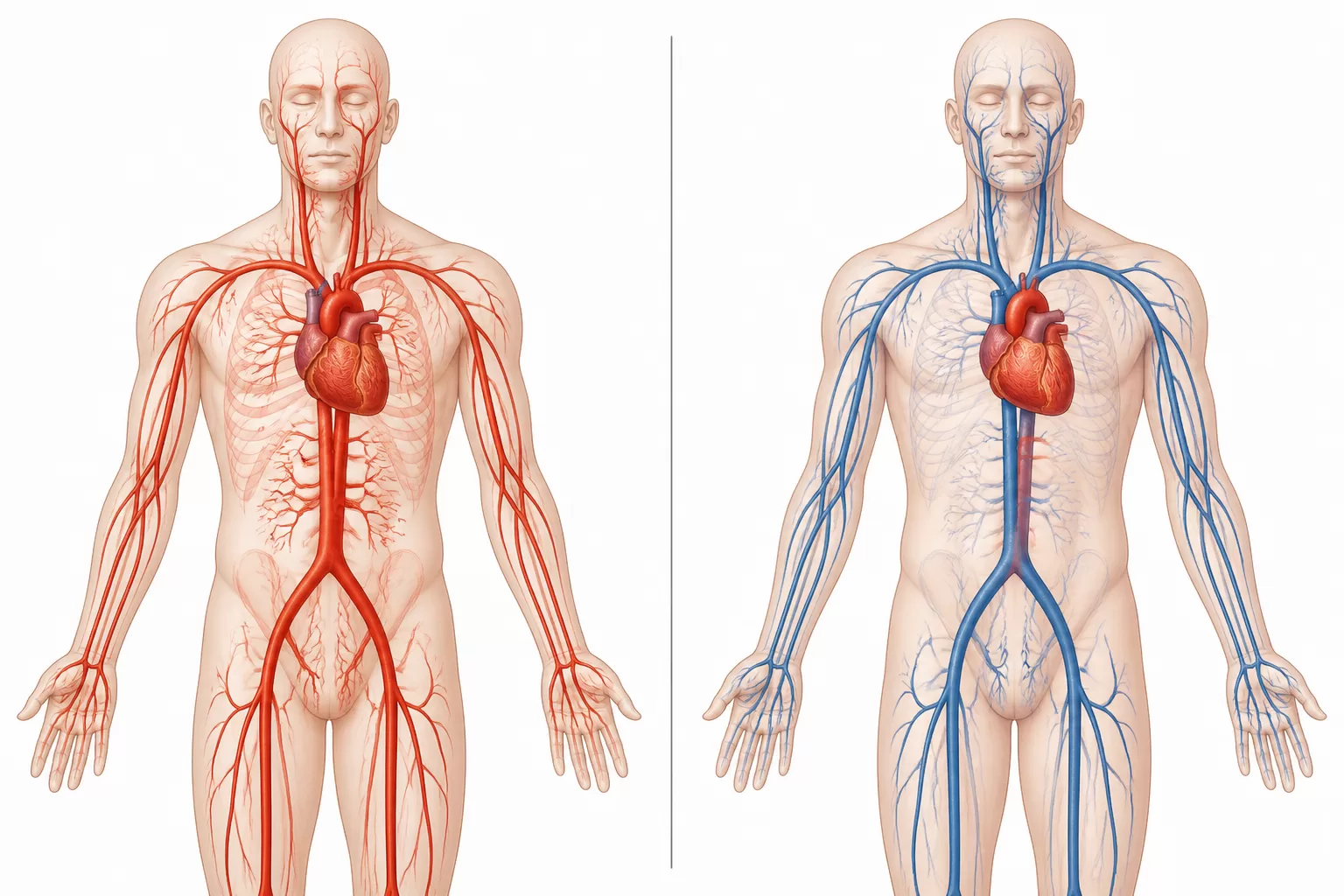 Kuo skiriasi arterinis kraujas nuo veninio kraujo