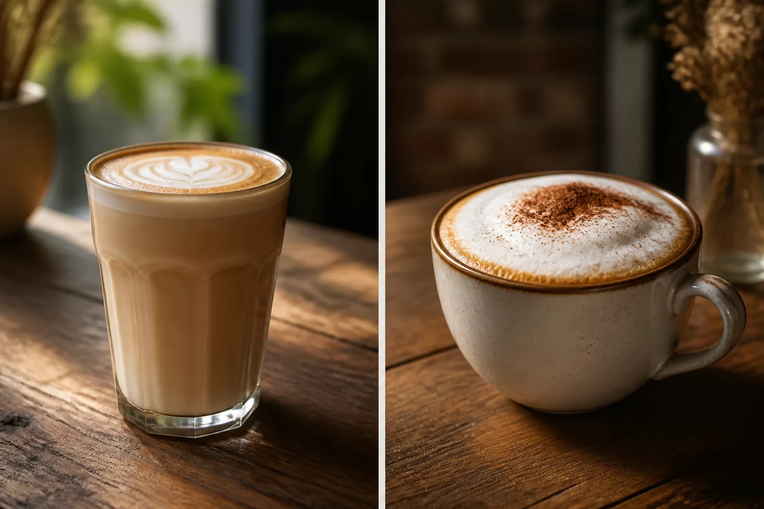 Kuo skiriasi latte nuo kapucino