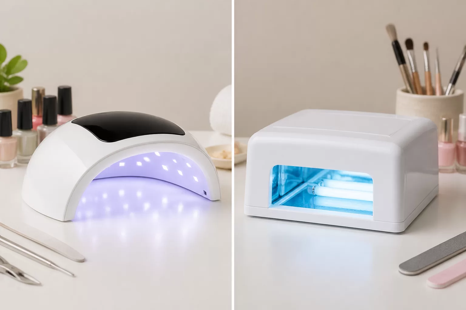 Kuo skiriasi led lempos nuo uv lempų