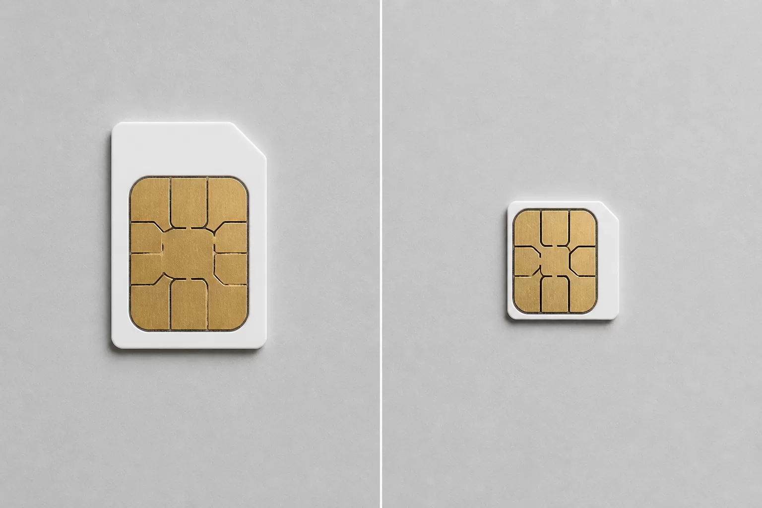 Kuo skiriasi micro sim nuo nano sim