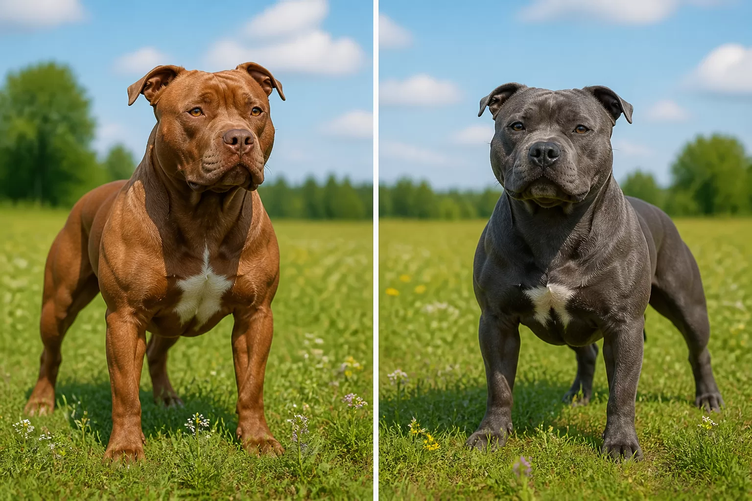 Kuo skiriasi pitbulis nuo stafordšyro