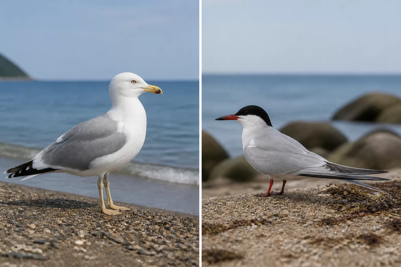Kuo skiriasi žuvėdra nuo kirų