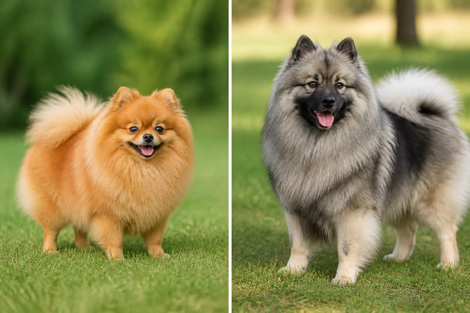 Kuo skiriasi pomeranijos špicai nuo vokiečių špicų