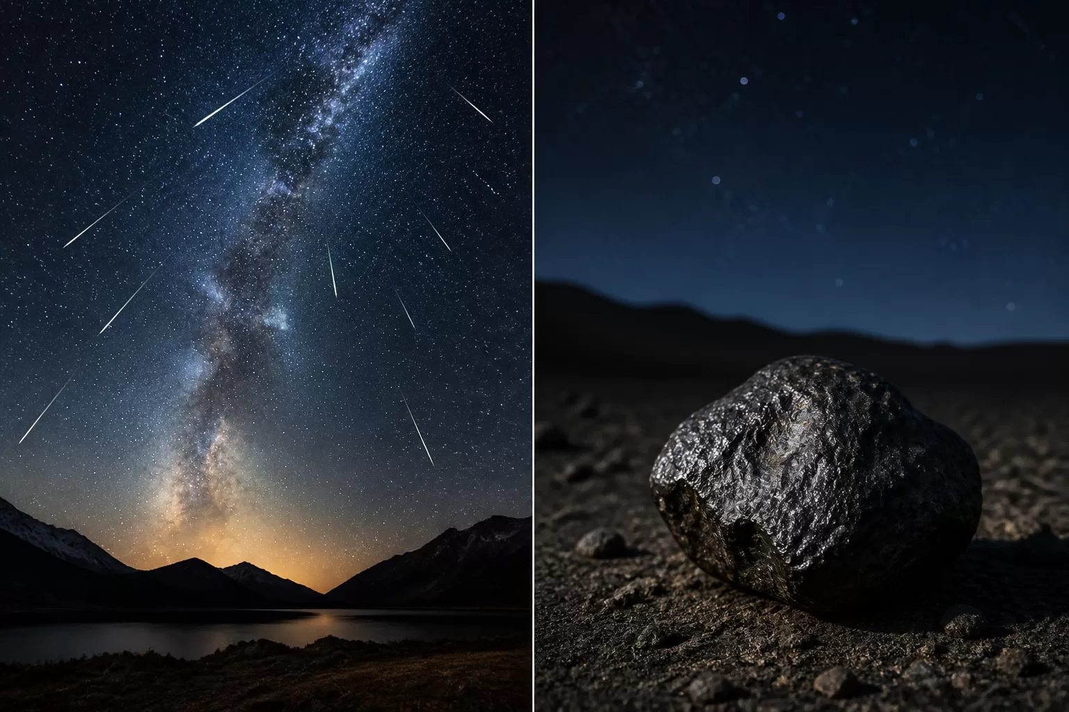 Kuo skiriasi meteorai nuo meteoritų