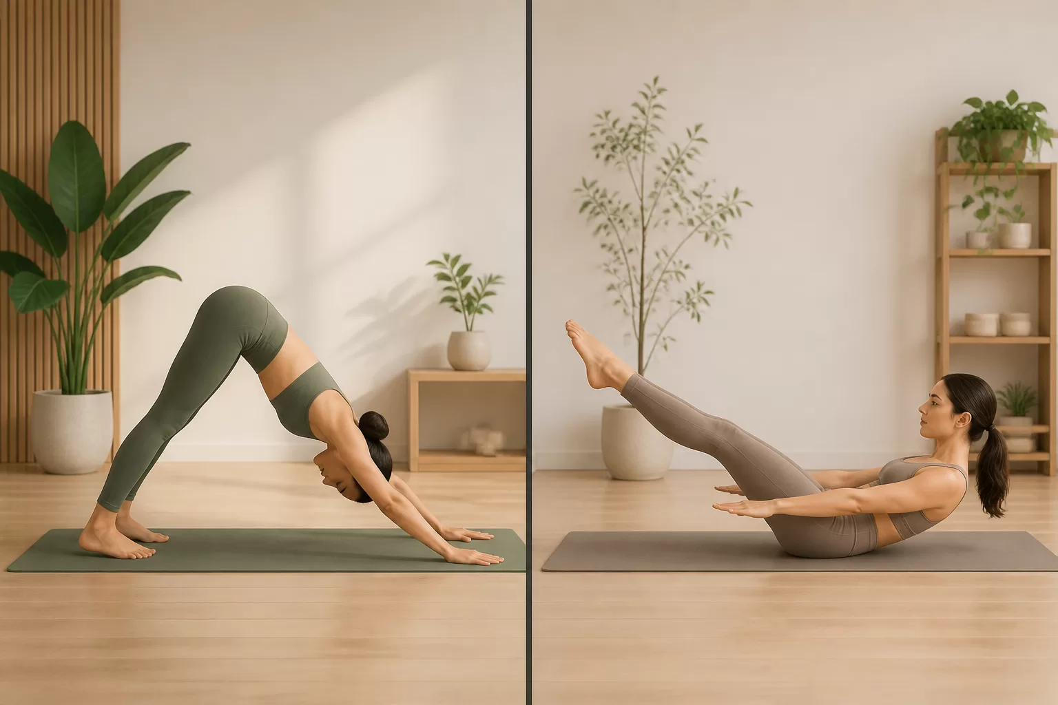 Kuo skiriasi joga nuo pilates