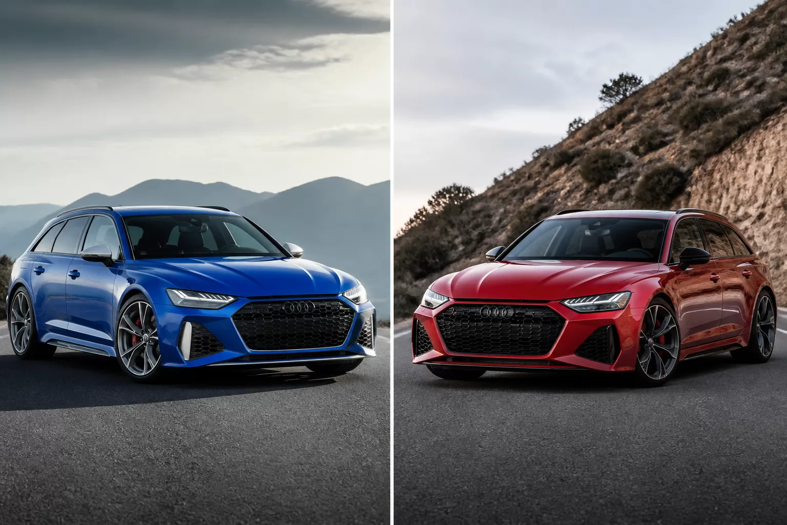 Audi S6 ir Audi RS6 automobilių palyginimas: skirtumai, dizainas ir charakteristikos