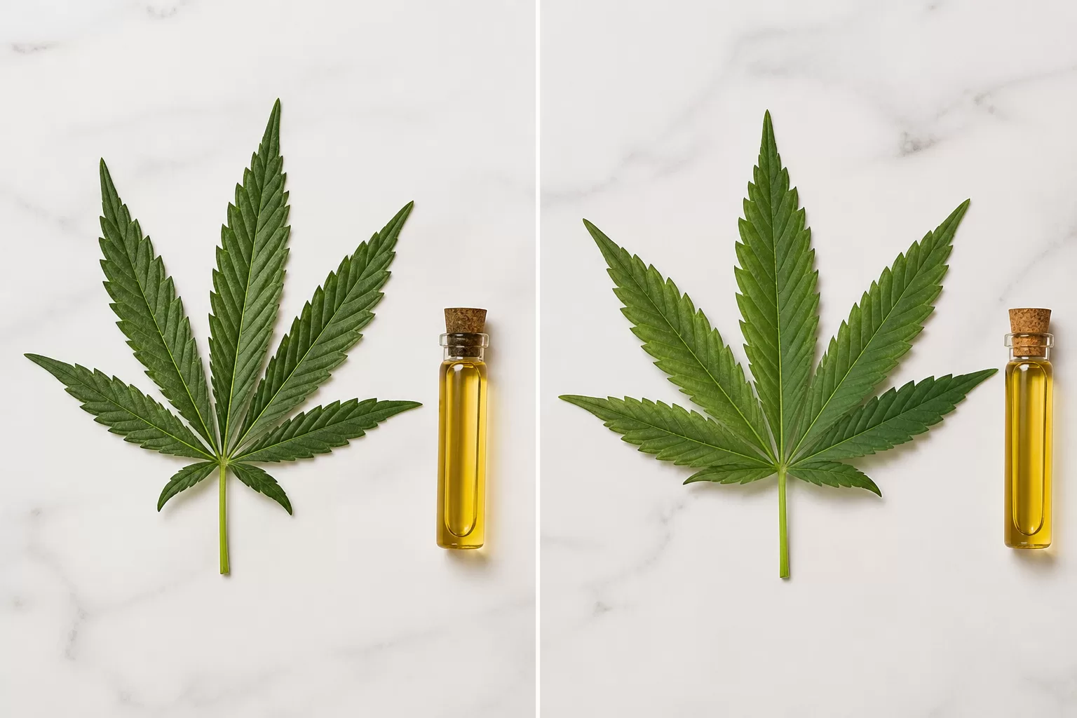CBD ir THC skirtumai