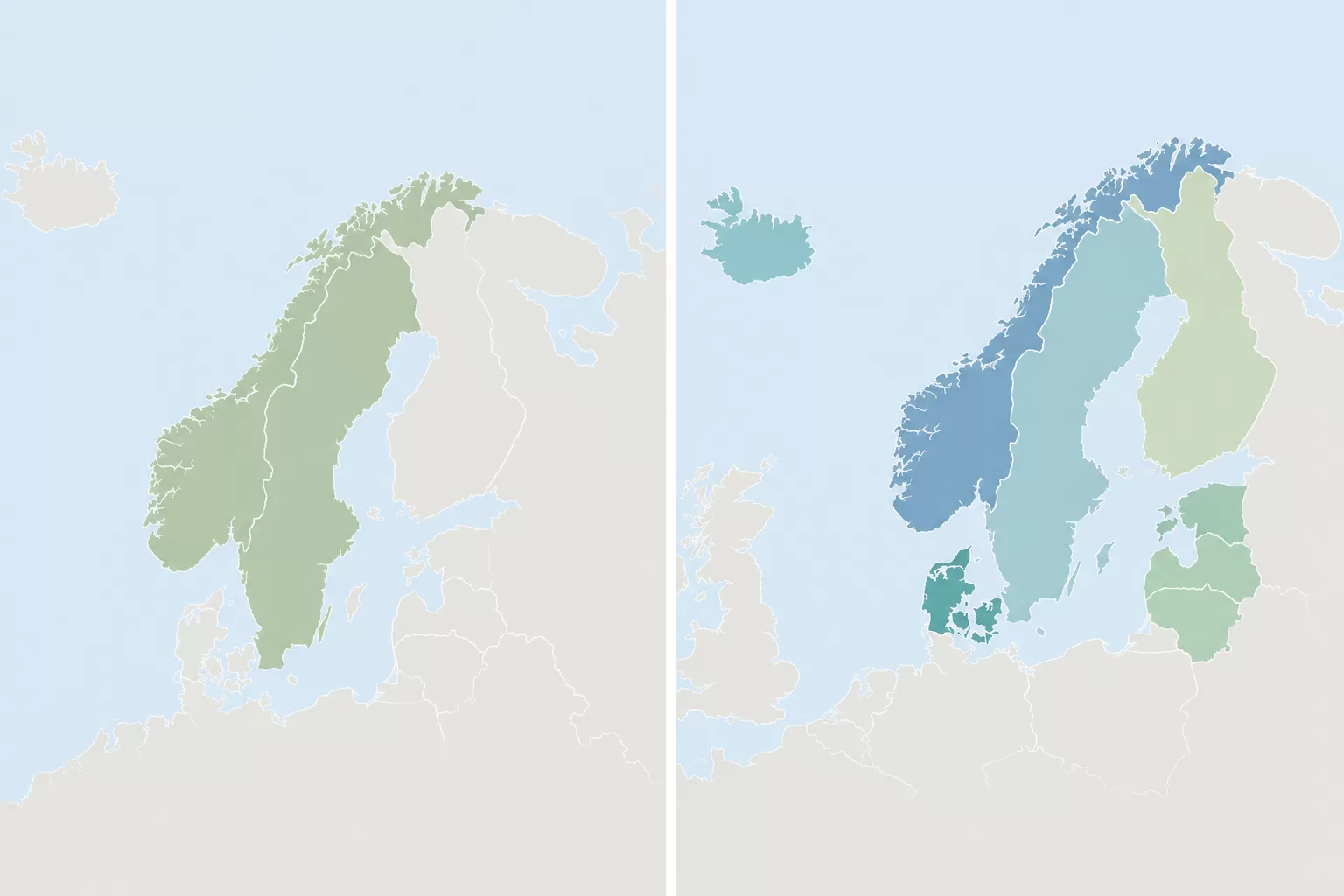 Kuo skiriasi Skandinavija nuo Šiaurės Europos