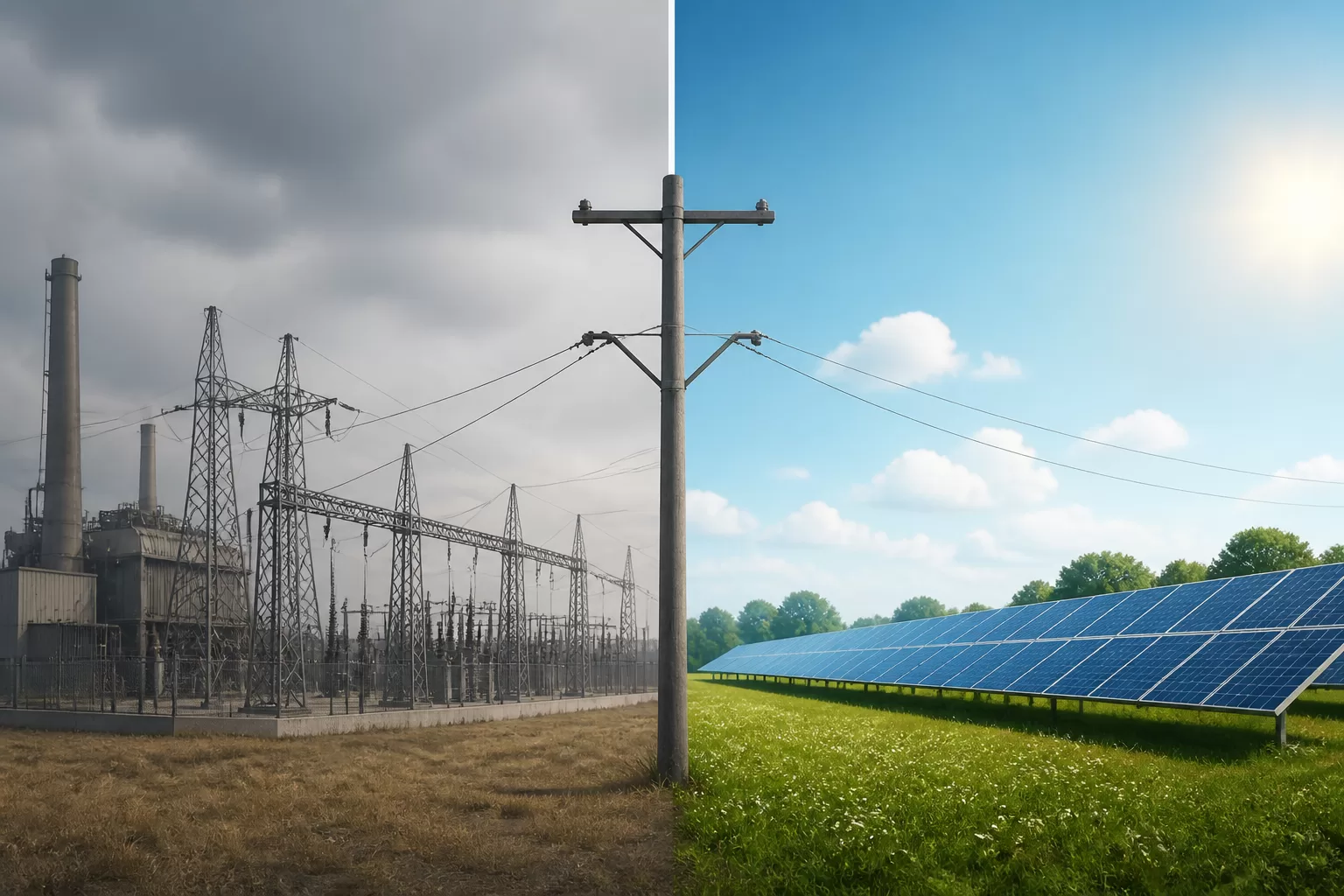 Palyginimas tarp visuomeninio elektros tiekimo ir nepriklausomo tiekimo